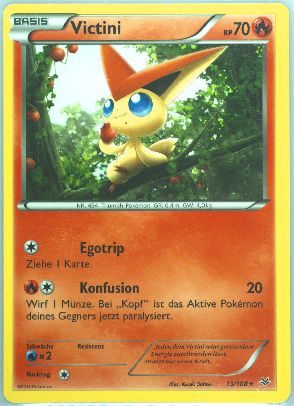 Victini German (13) 2015 Pokemon XY Roaring Skies