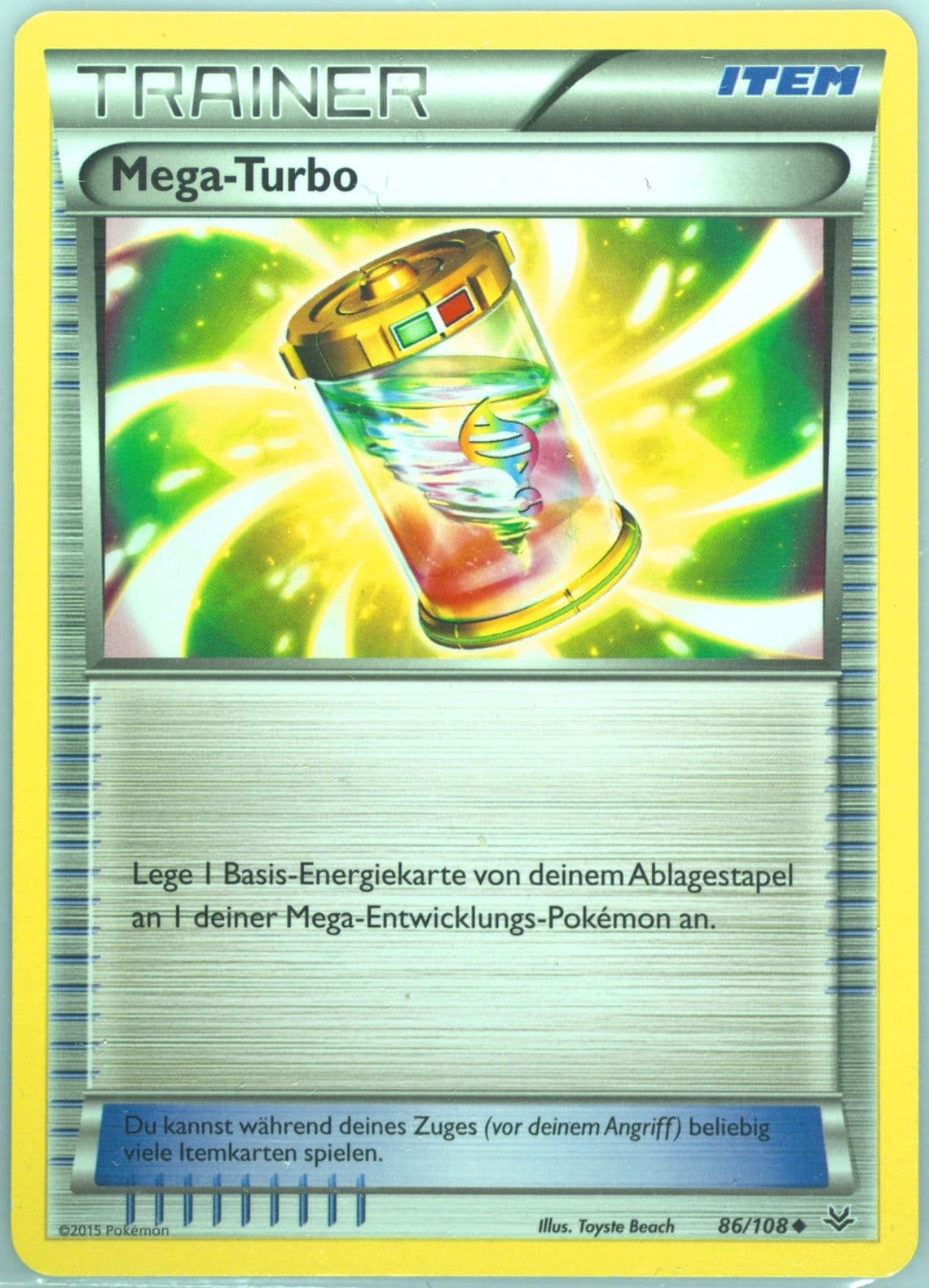 Mega-Turbo German (86) 2015 Pokemon XY Roaring Skies