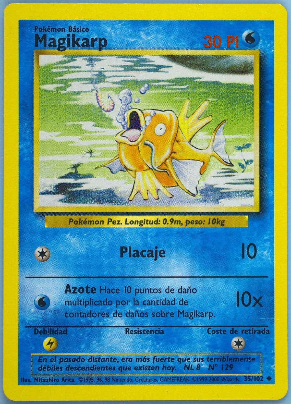 Magikarp (35) 1999 Pokemon Spanish