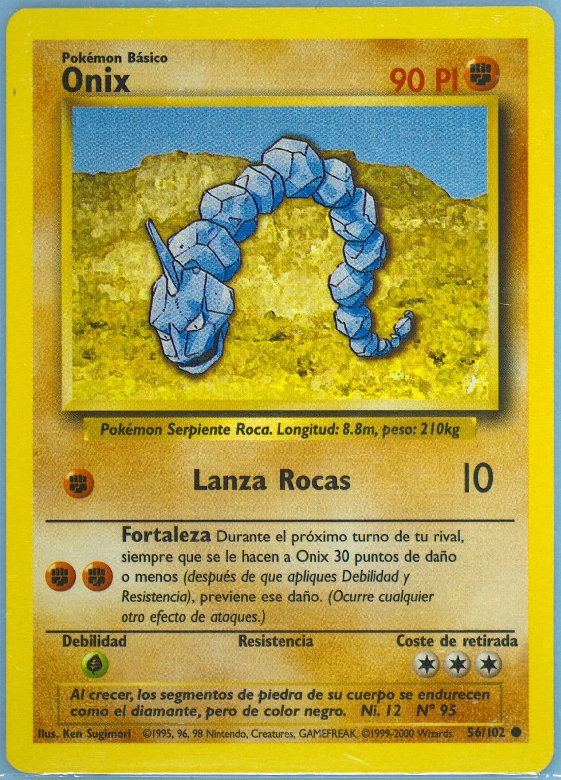 Onix (56) 1999 Pokemon Spanish