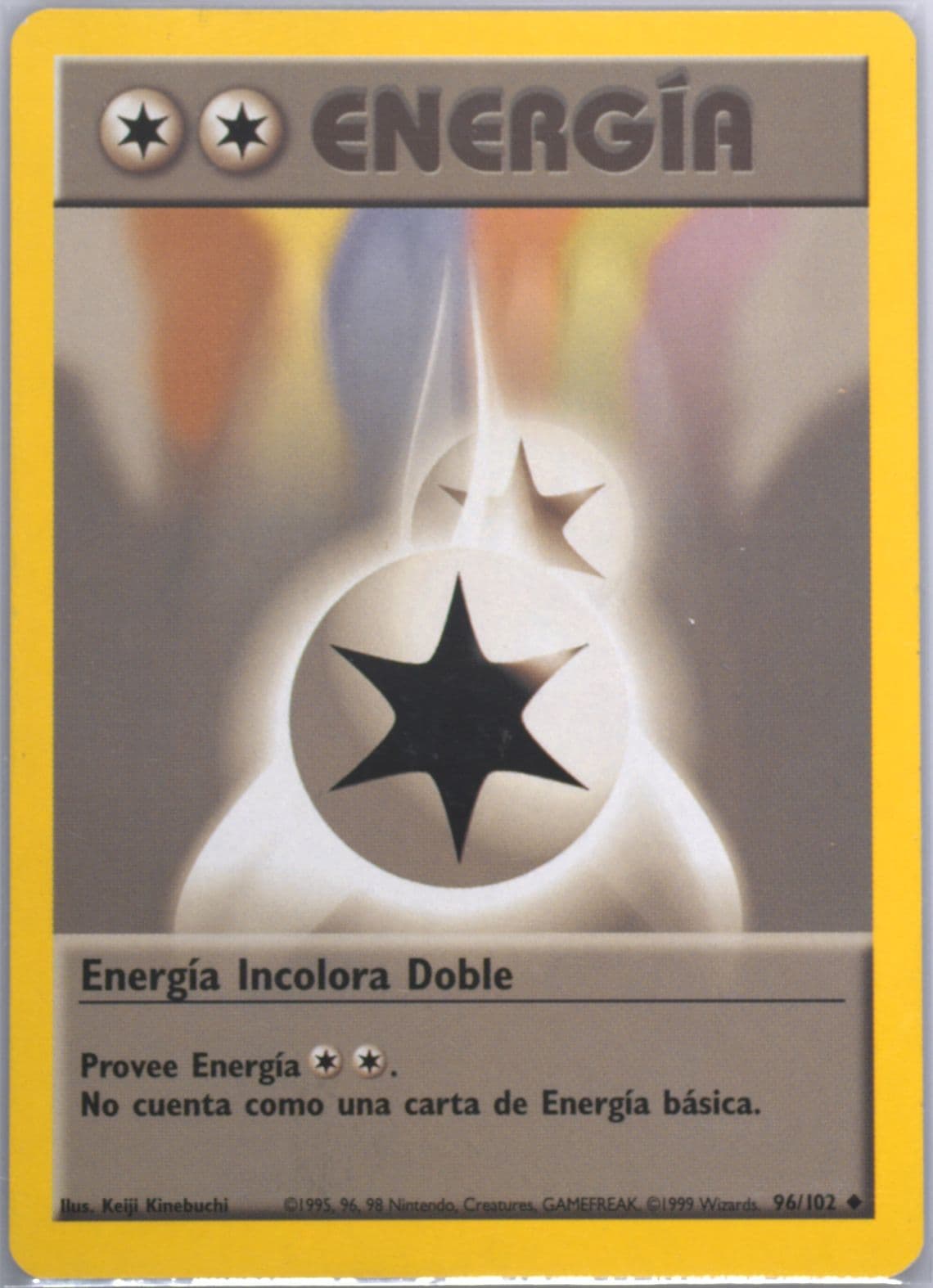 Energia Incolora Doble (96) 1999 Pokemon Spanish