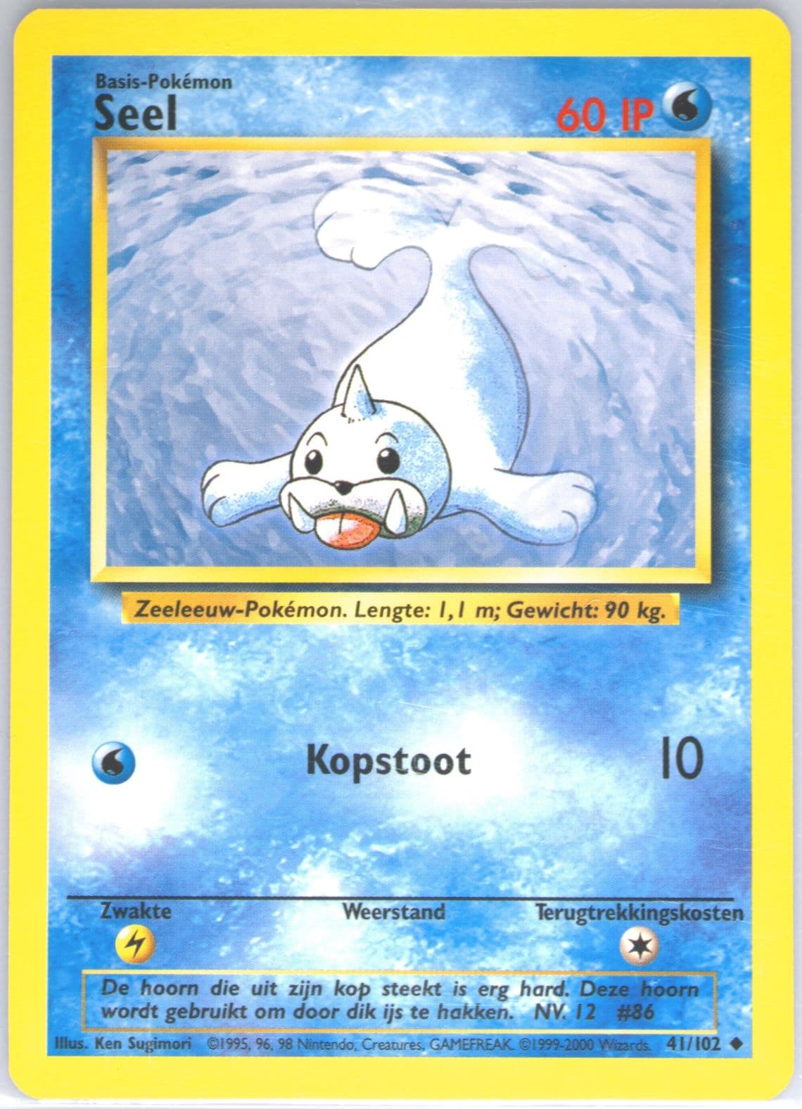 Seel (41) 1999 Pokemon Dutch