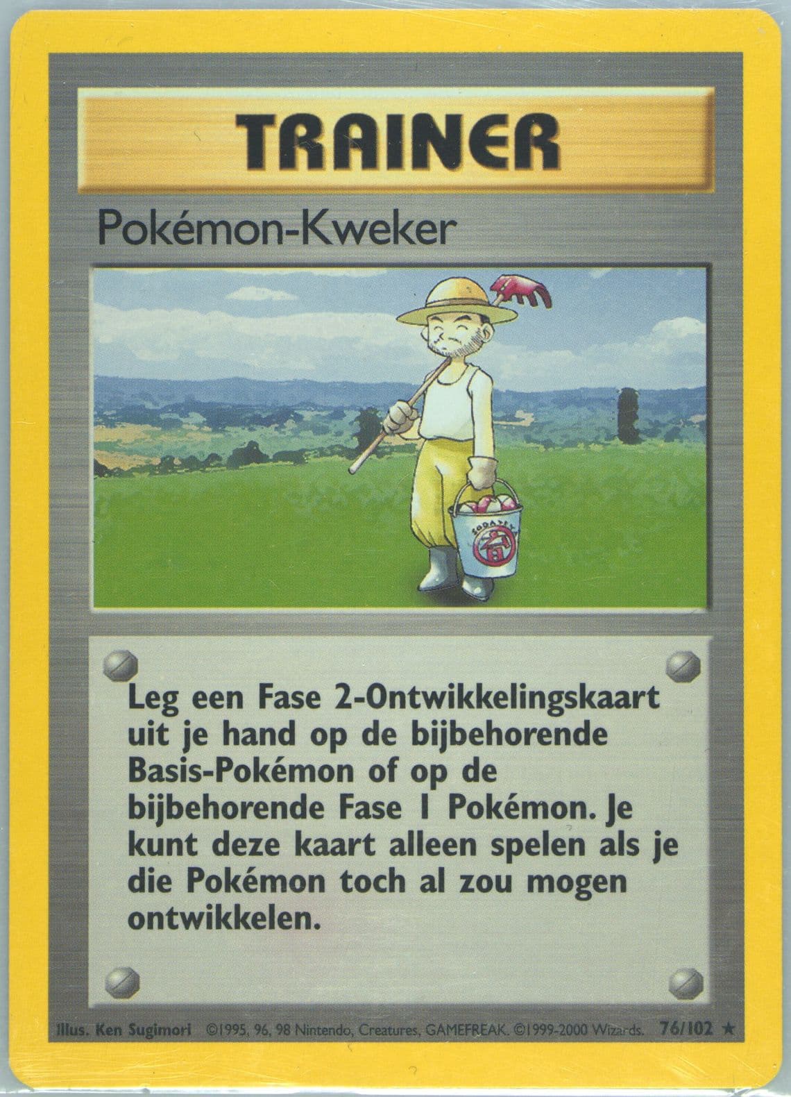 Pokemon-Kweker (76) 1999 Pokemon Dutch