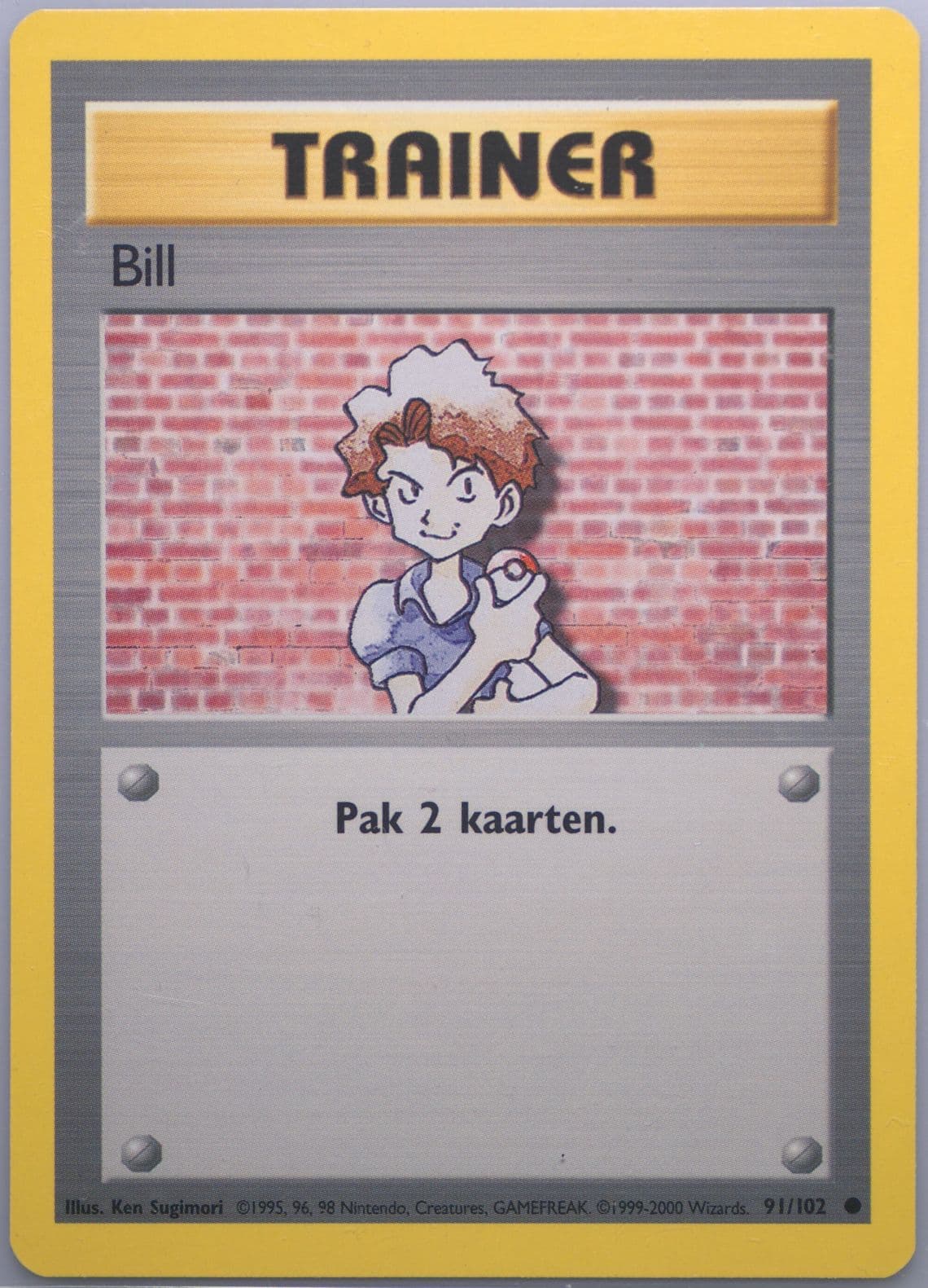 Bill (91) 1999 Pokemon Dutch