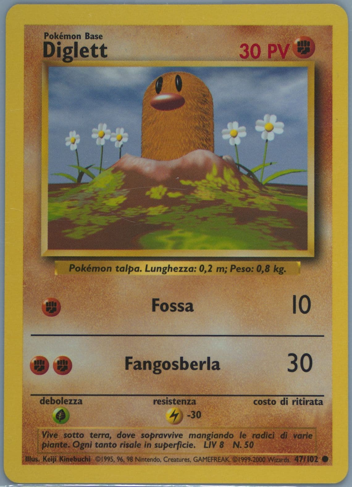 Diglett Italian (47) 2000 Pokemon Game