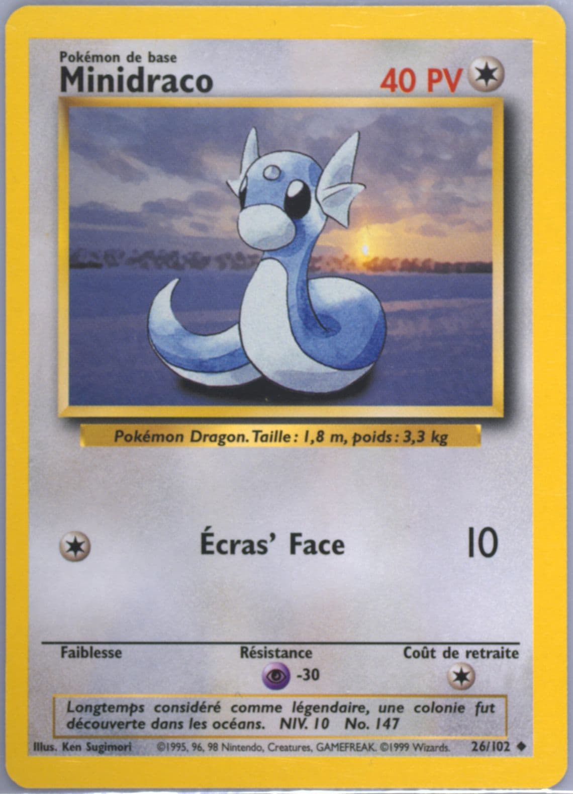 Minidraco (26) 1999 Pokemon French