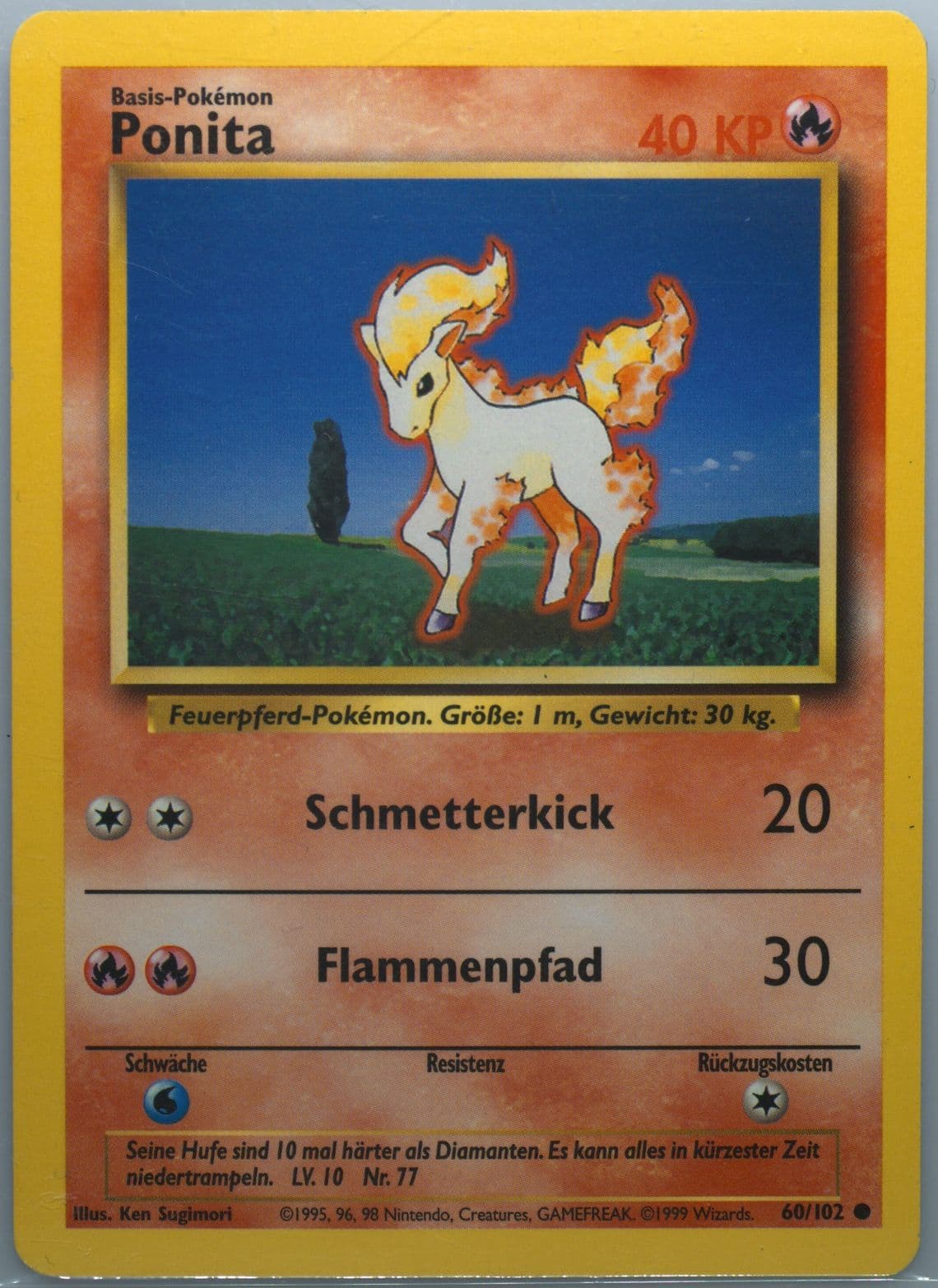 Ponita (60) 1999 Pokemon German