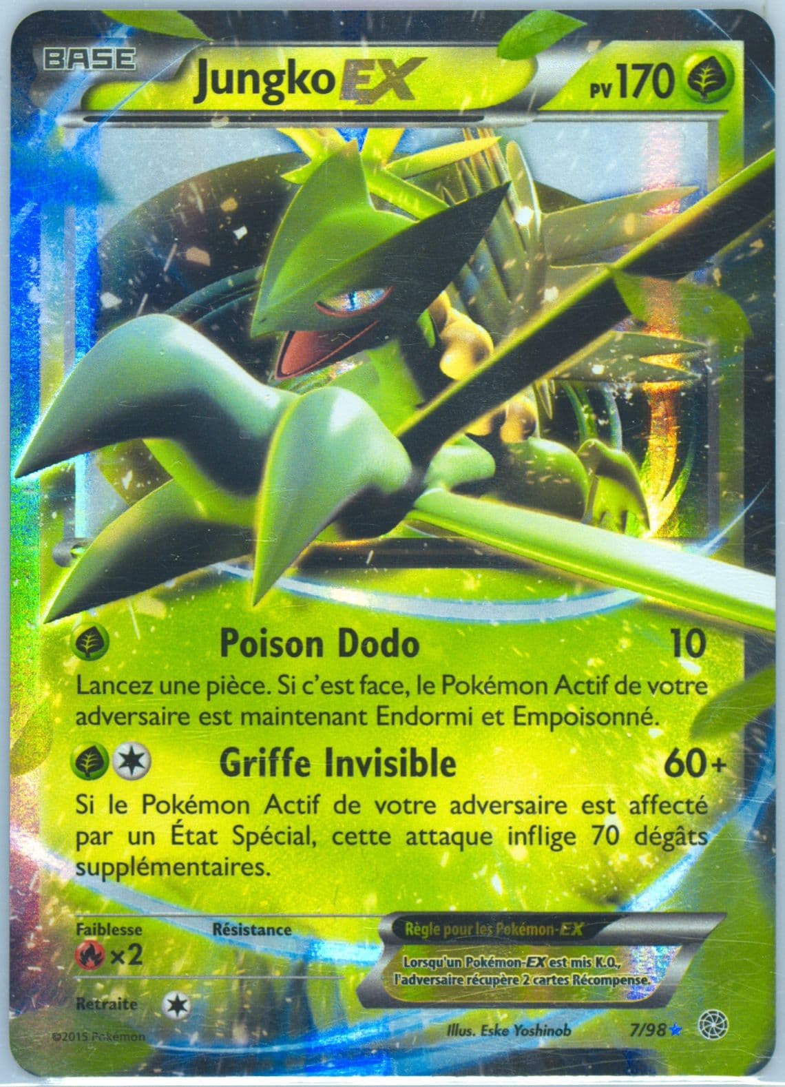 Jungko EX French (7) 2015 Pokemon XY Ancient Origins