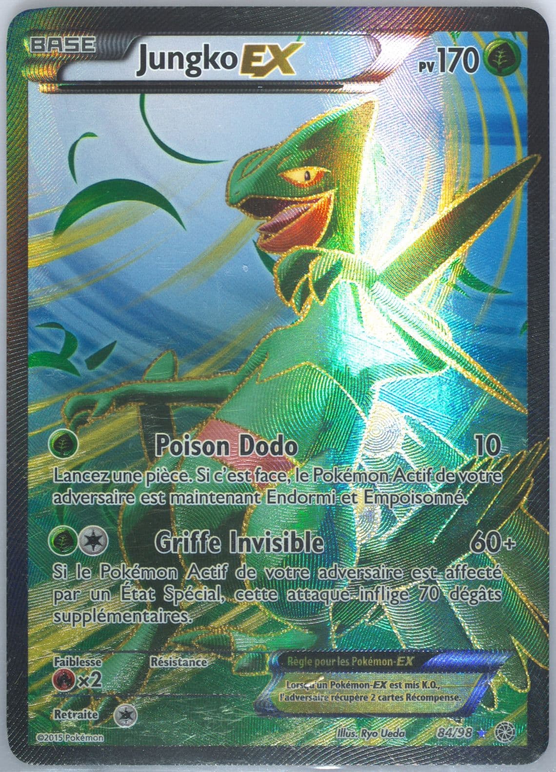 Full Art/Jungko EX French (84) 2015 Pokemon XY Ancient Origins