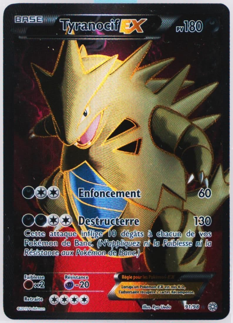 Full Art/Tyranocif EX French (91) 2015 Pokemon XY Ancient Origins
