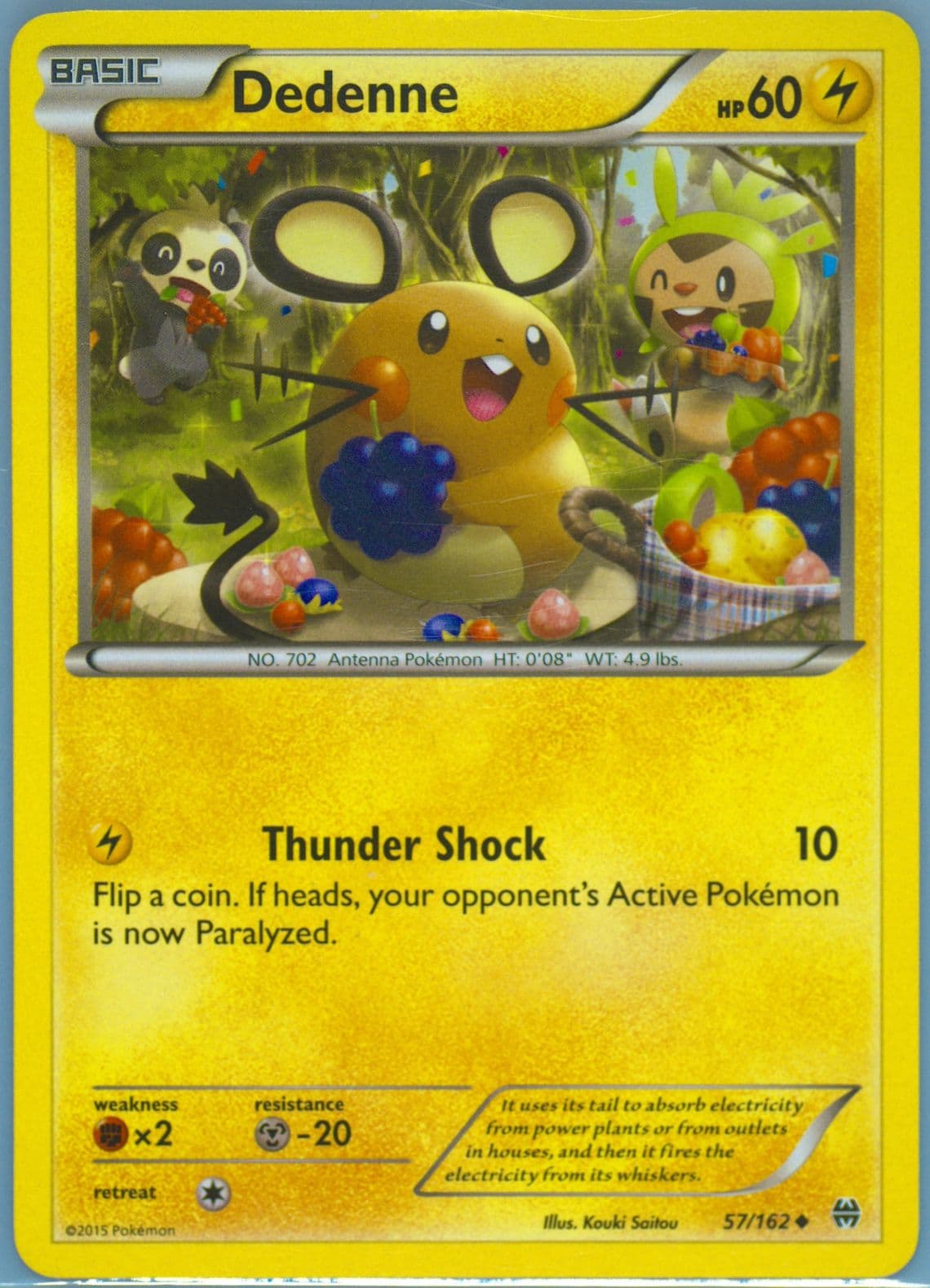 Dedenne (57) 2015 Pokemon XY Breakthrough