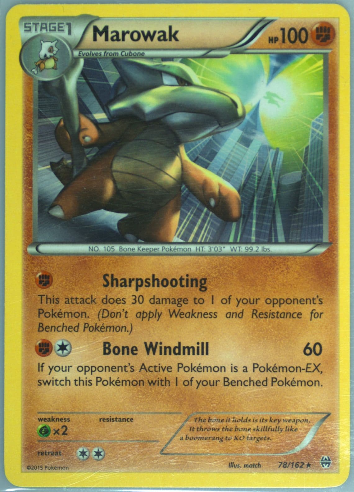 Marowak (78) 2015 Pokemon XY Breakthrough