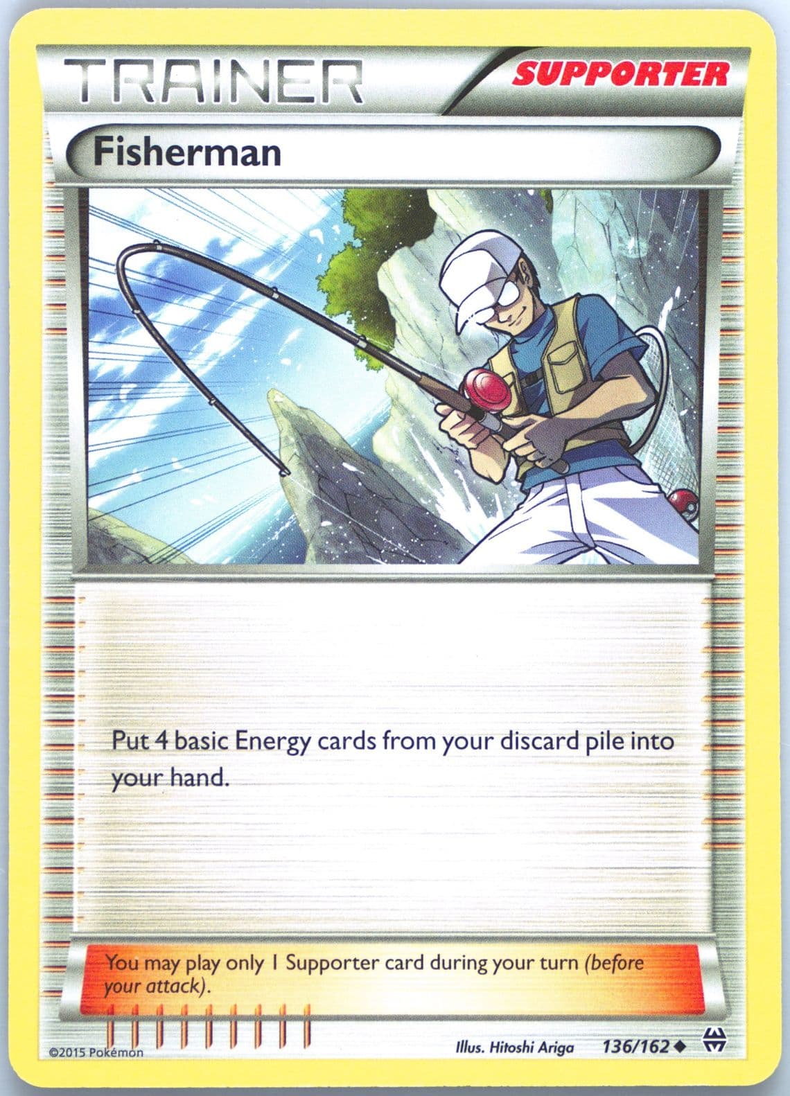 Fisherman (136) 2015 Pokemon XY Breakthrough