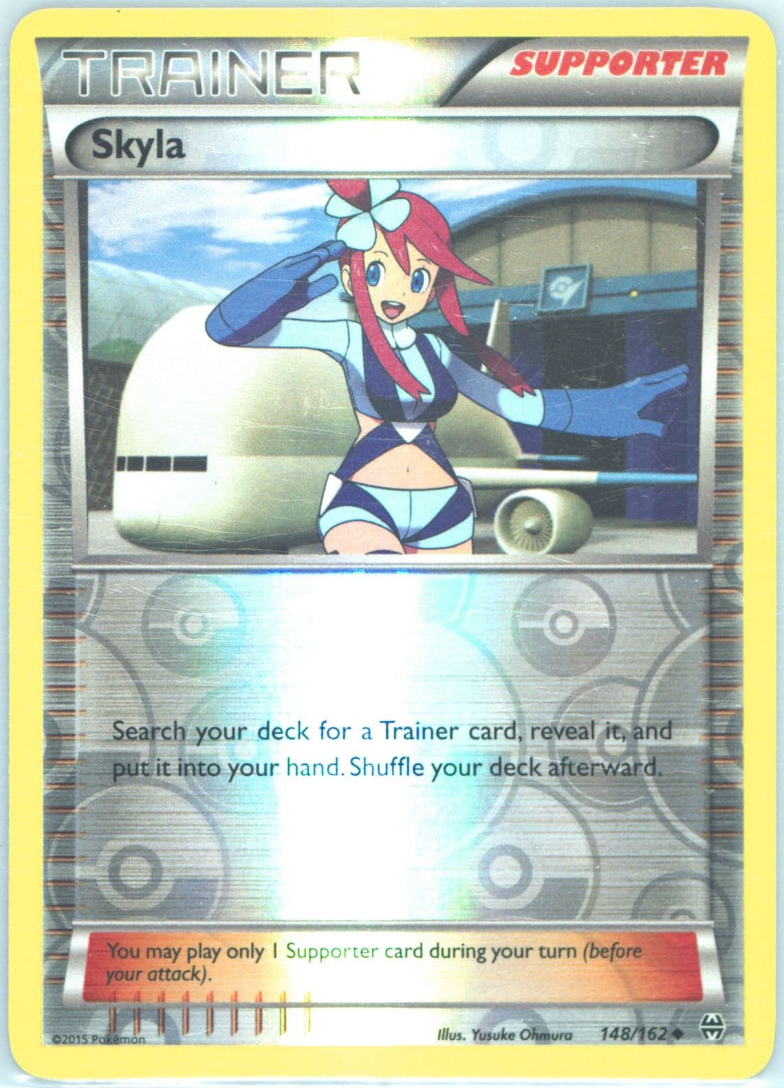 Skyla-Reverse Foil (148) 2015 Pokemon XY Breakthrough