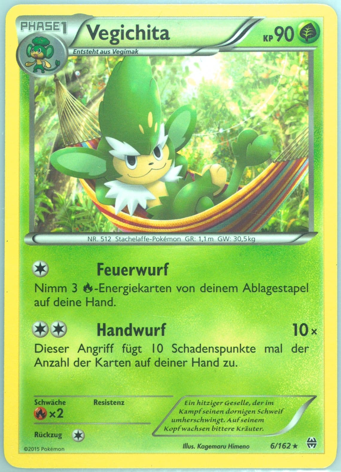 Vegichita German (6) 2015 Pokemon XY Breakthrough