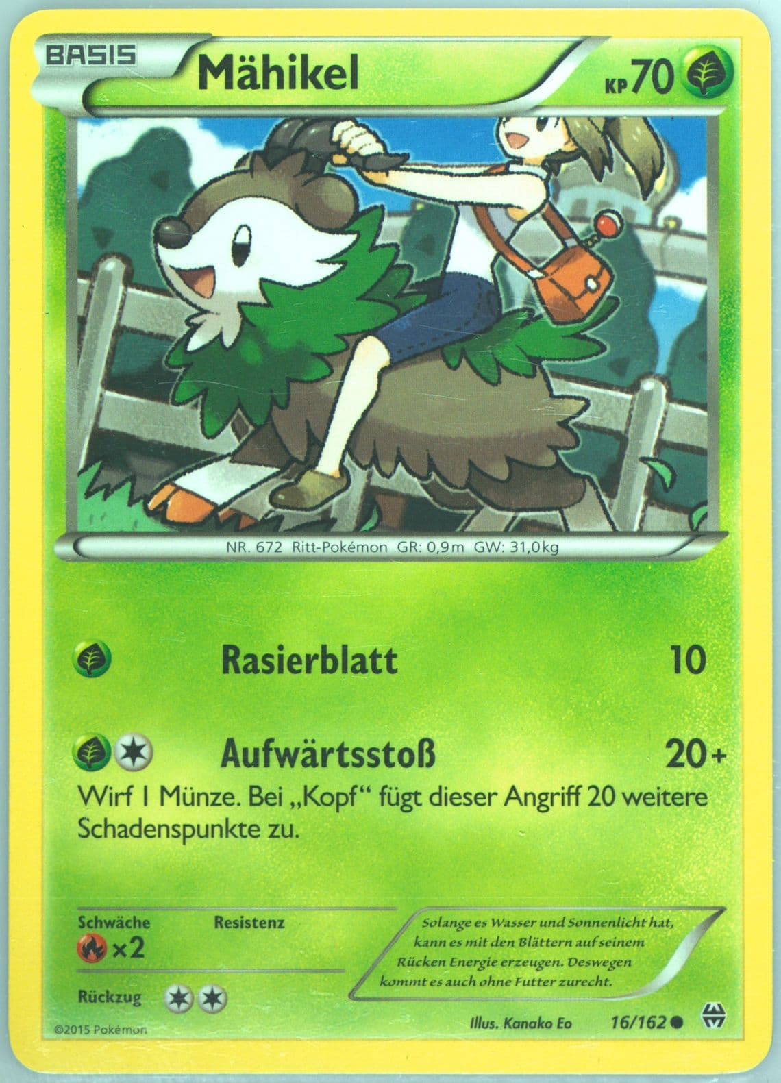Mahikel German (16) 2015 Pokemon XY Breakthrough