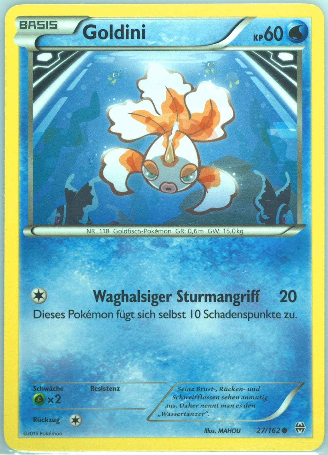 Goldini German (27) 2015 Pokemon XY Breakthrough