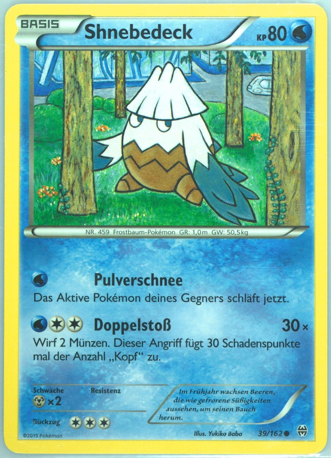 Shnebedeck German (39) 2015 Pokemon XY Breakthrough