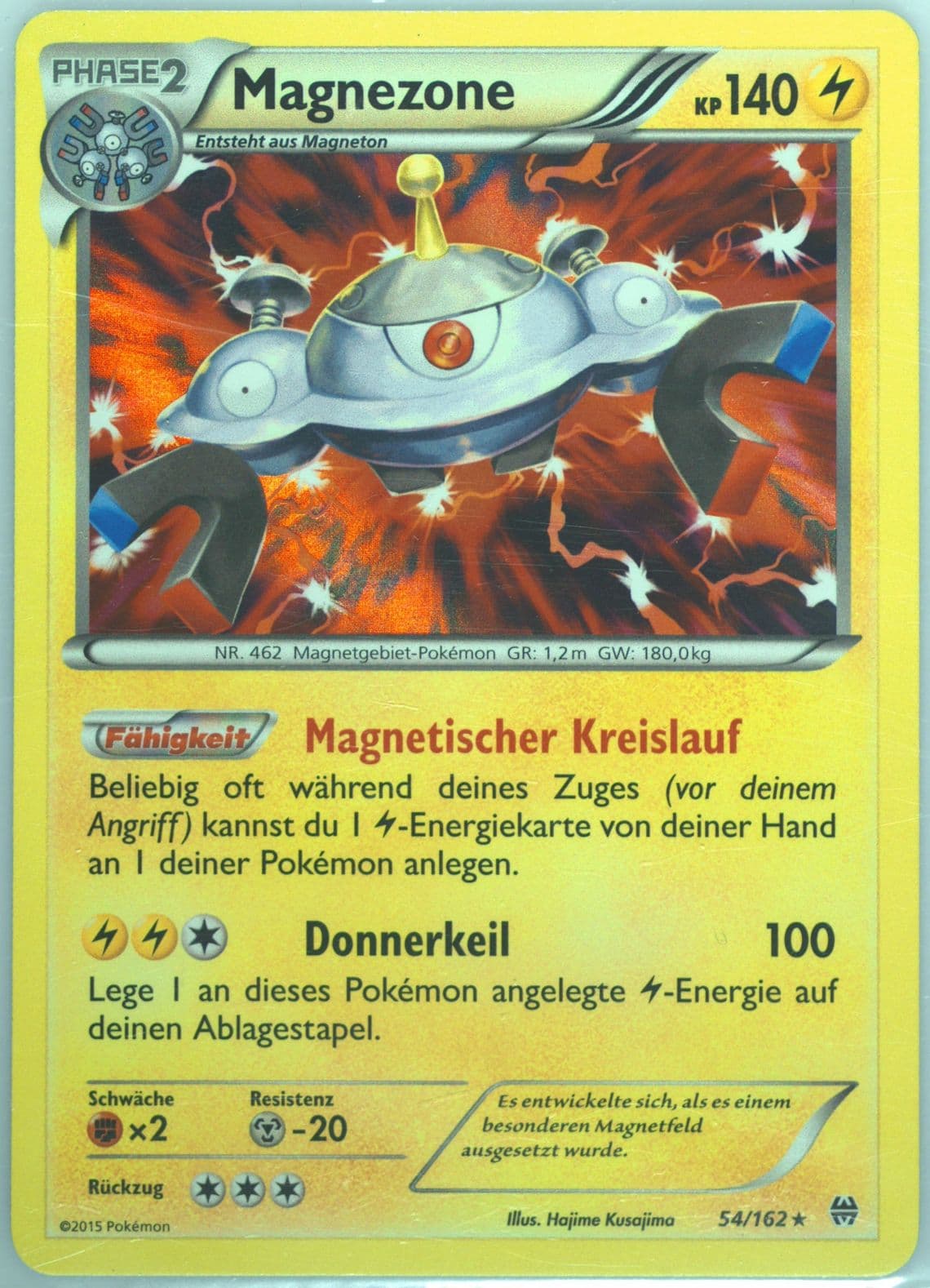 Magnezone-Holo German (54) 2015 Pokemon XY Breakthrough