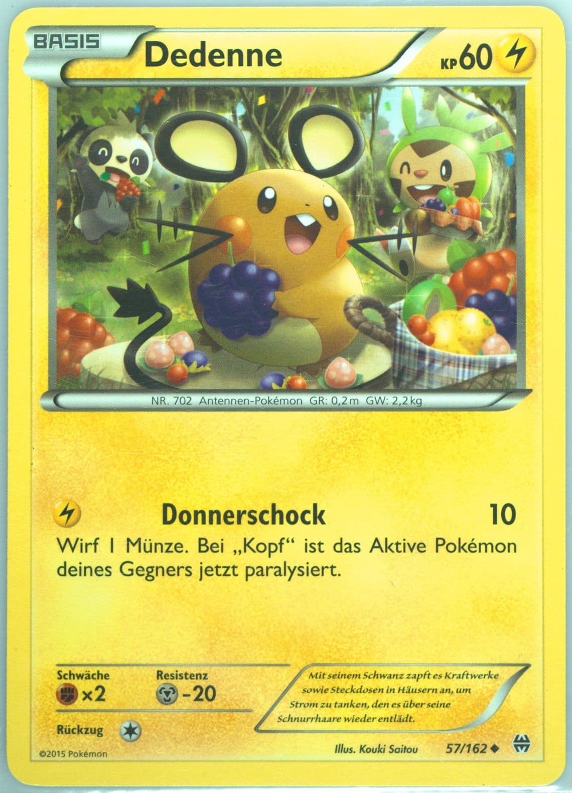 Dedenne German (57) 2015 Pokemon XY Breakthrough