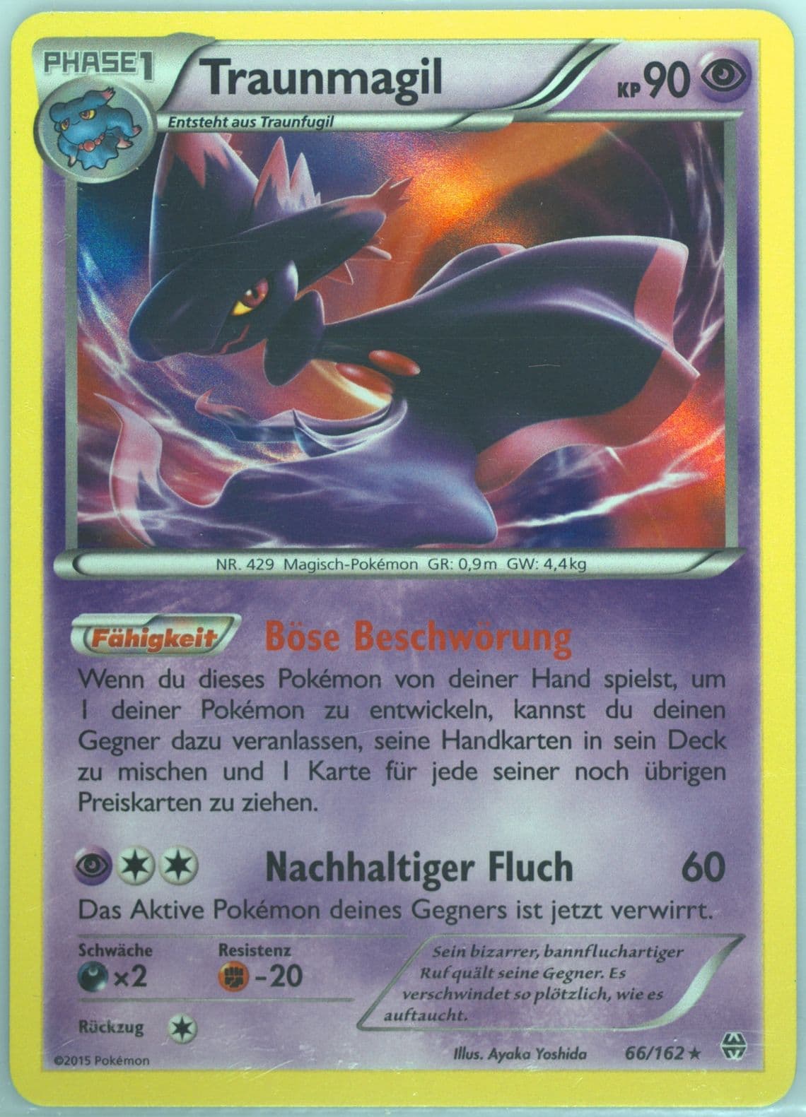 Traunmagil-Holo German (66) 2015 Pokemon XY Breakthrough