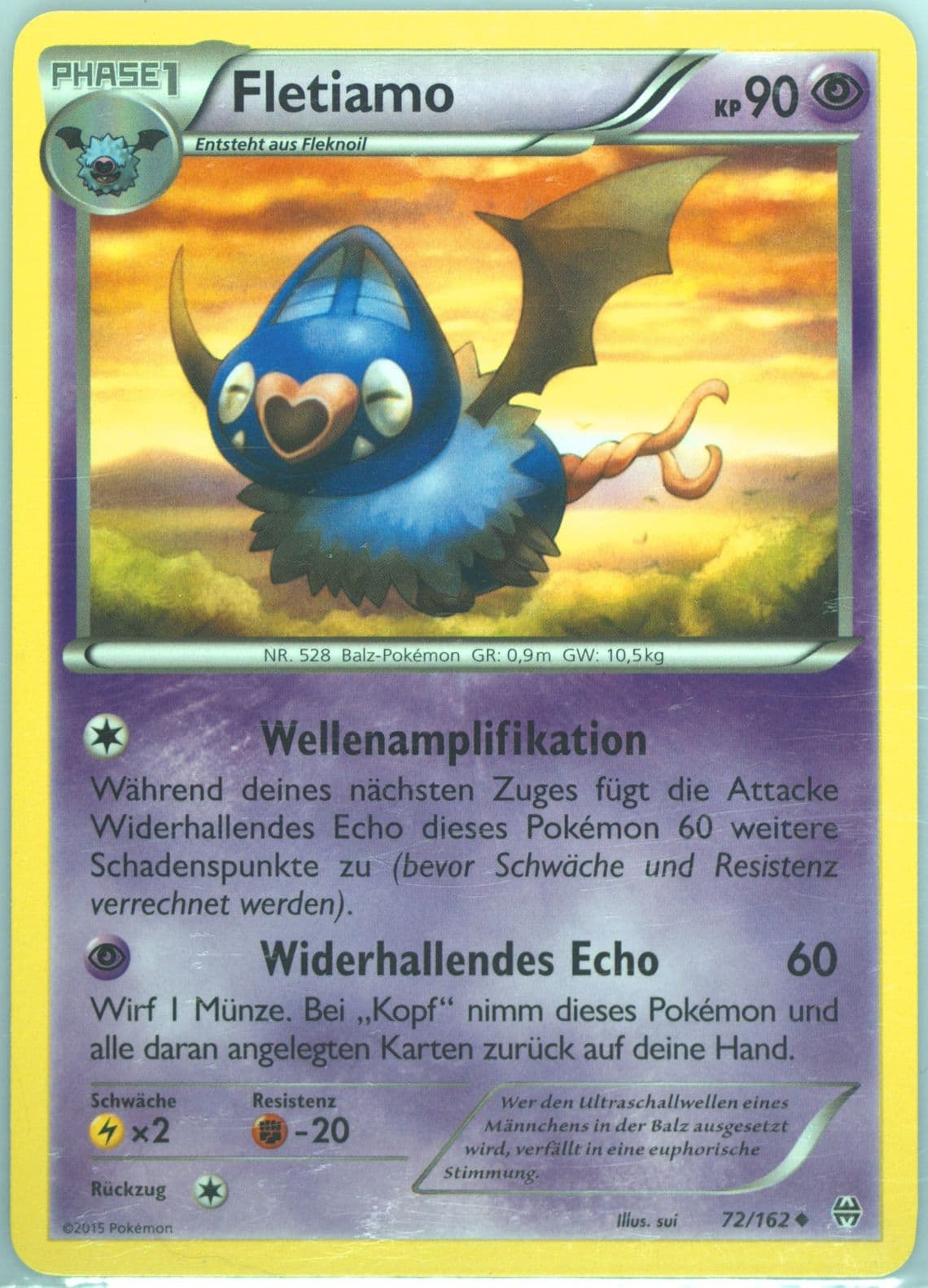 Fletiamo German (72) 2015 Pokemon XY Breakthrough