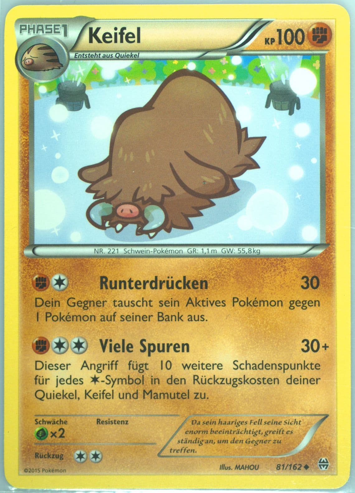 Keifel German (81) 2015 Pokemon XY Breakthrough