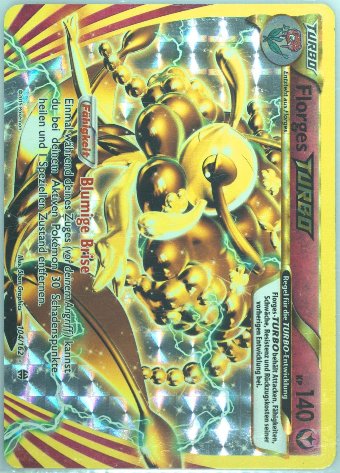 Florges Turbo German (104) 2015 Pokemon XY Breakthrough