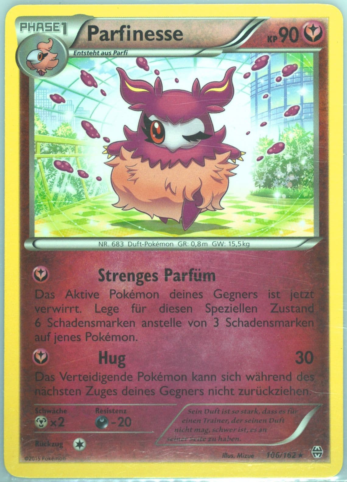 Parfinesse German (106) 2015 Pokemon XY Breakthrough