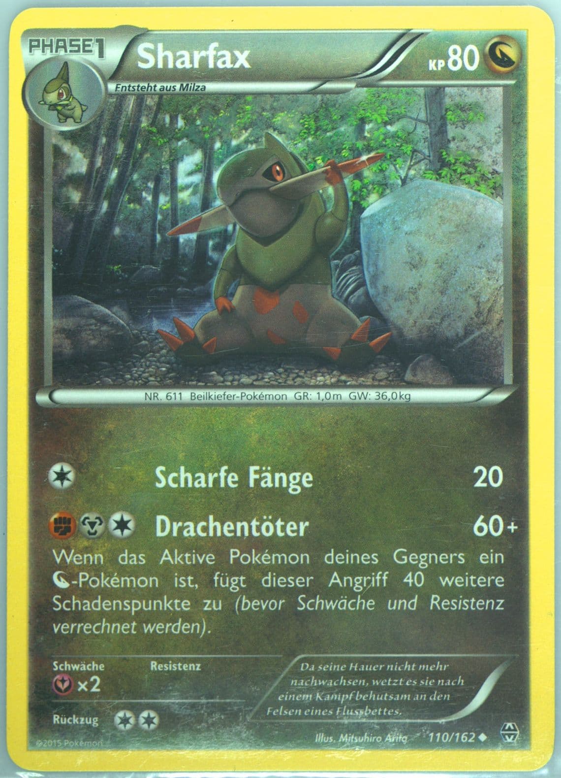 Sharfax German (110) 2015 Pokemon XY Breakthrough