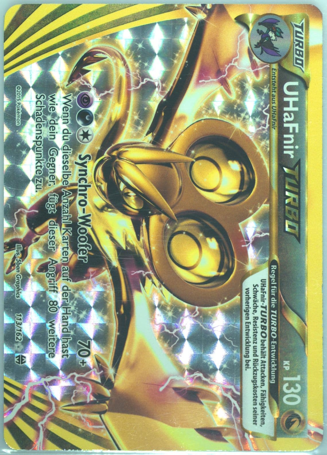 Uhafnir Turbo German (113) 2015 Pokemon XY Breakthrough