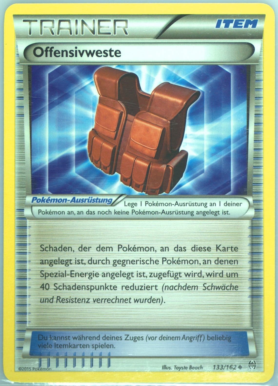 Offensivweste German (133) 2015 Pokemon XY Breakthrough