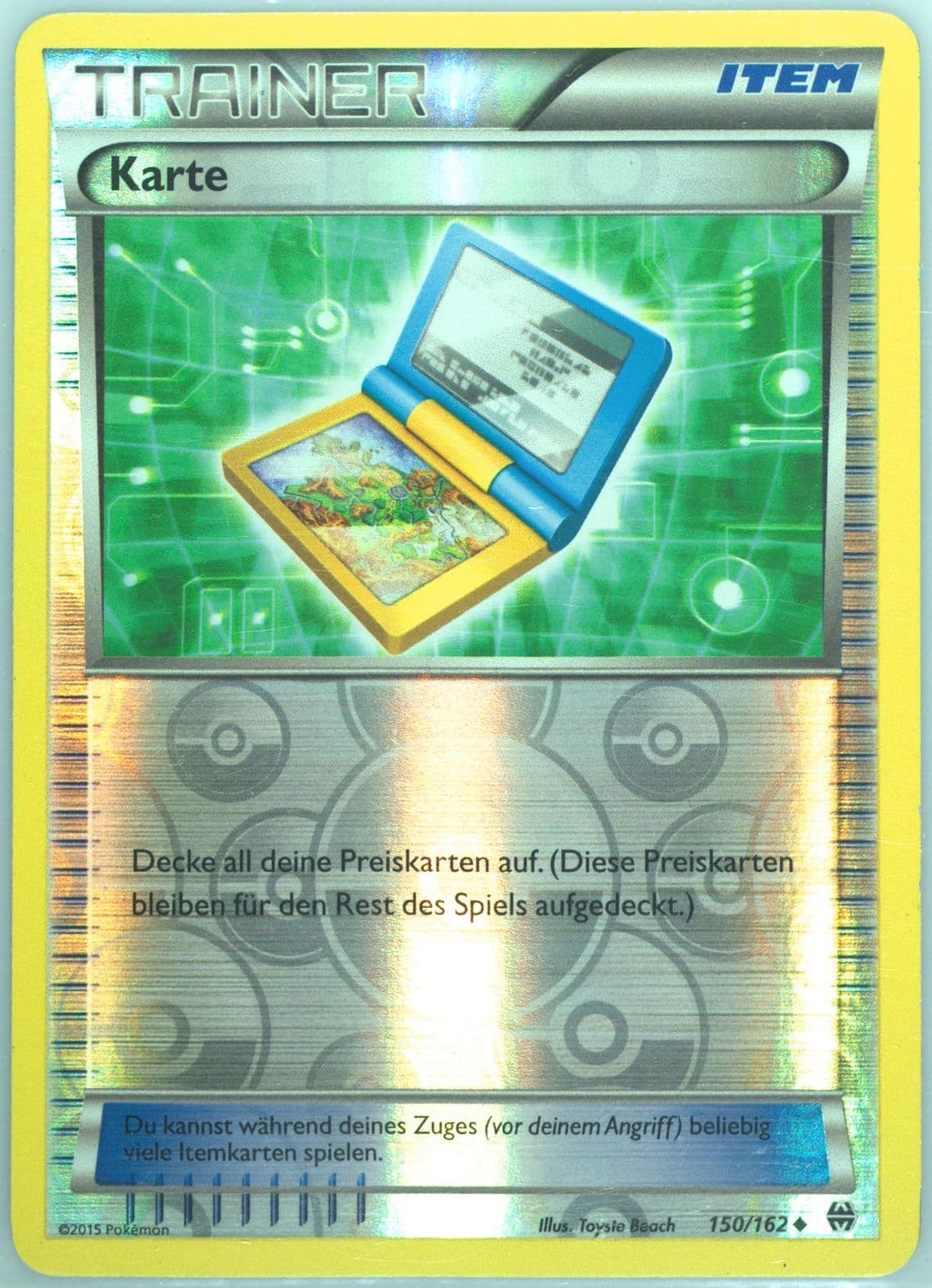Karte-Reverse Foil German (150) 2015 Pokemon XY Breakthrough