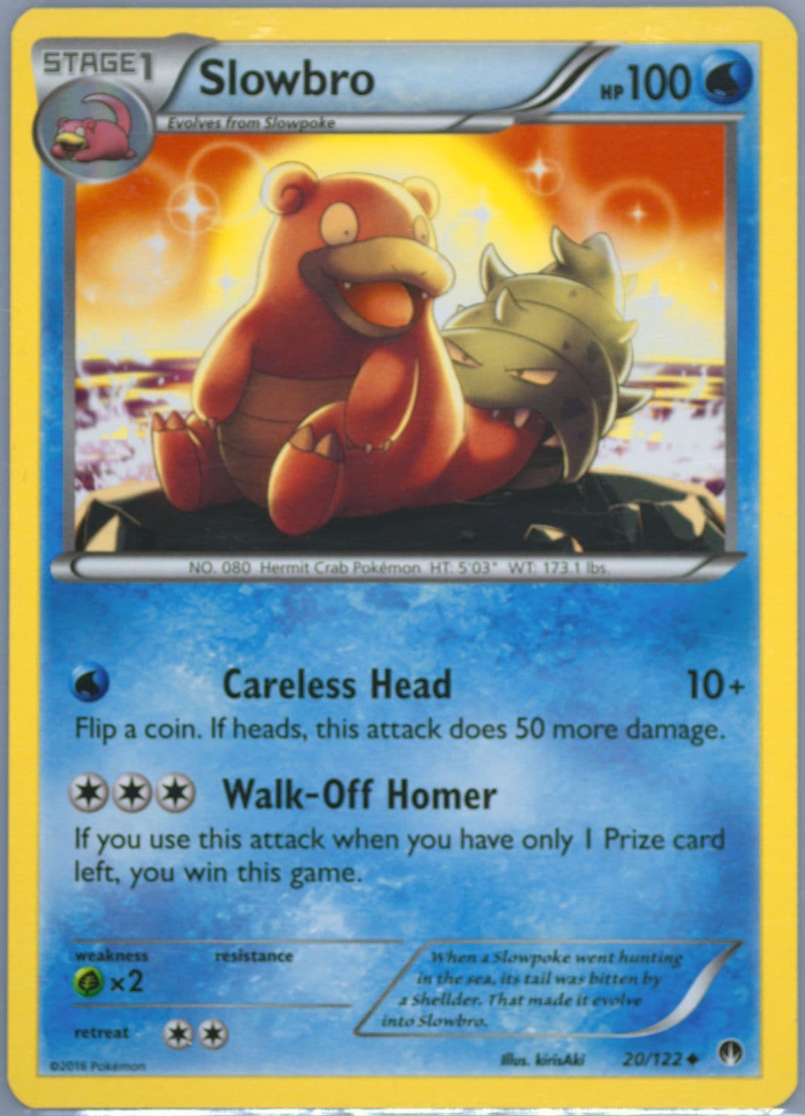 Slowbro (20) 2016 Pokemon XY Breakpoint