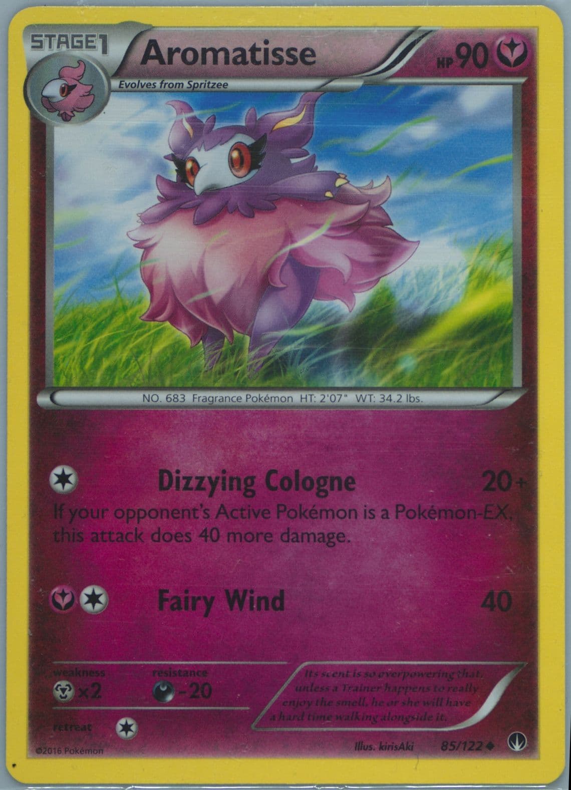 Aromatisse (85) 2016 Pokemon XY Breakpoint