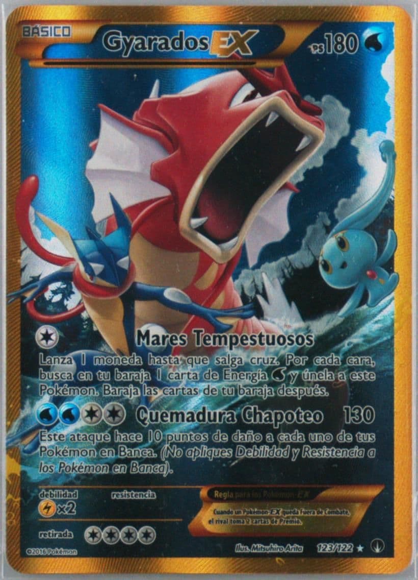 Full Art/Gyarados EX Spanish-Secret (123) 2016 Pokemon XY Breakpoint