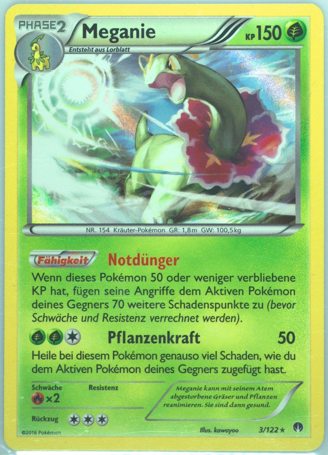 Meganie-Holo German (3) 2016 Pokemon XY Breakpoint