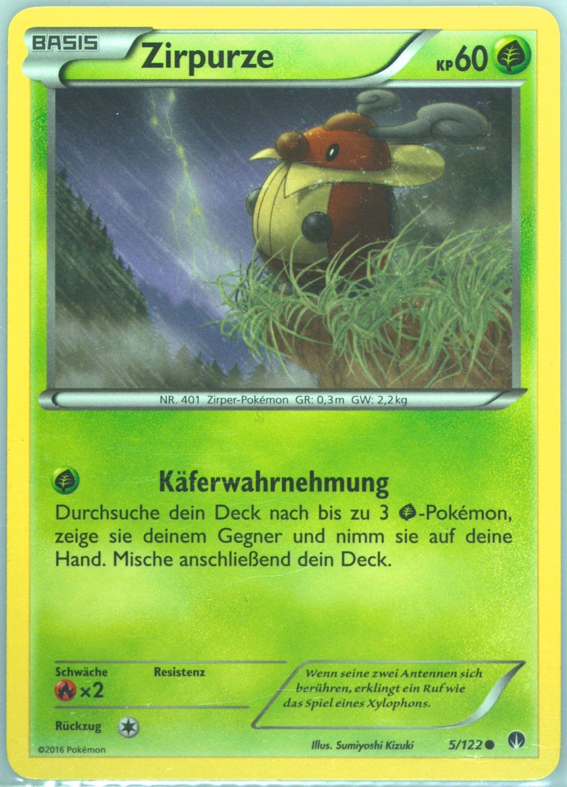 Zirpurze German (5) 2016 Pokemon XY Breakpoint
