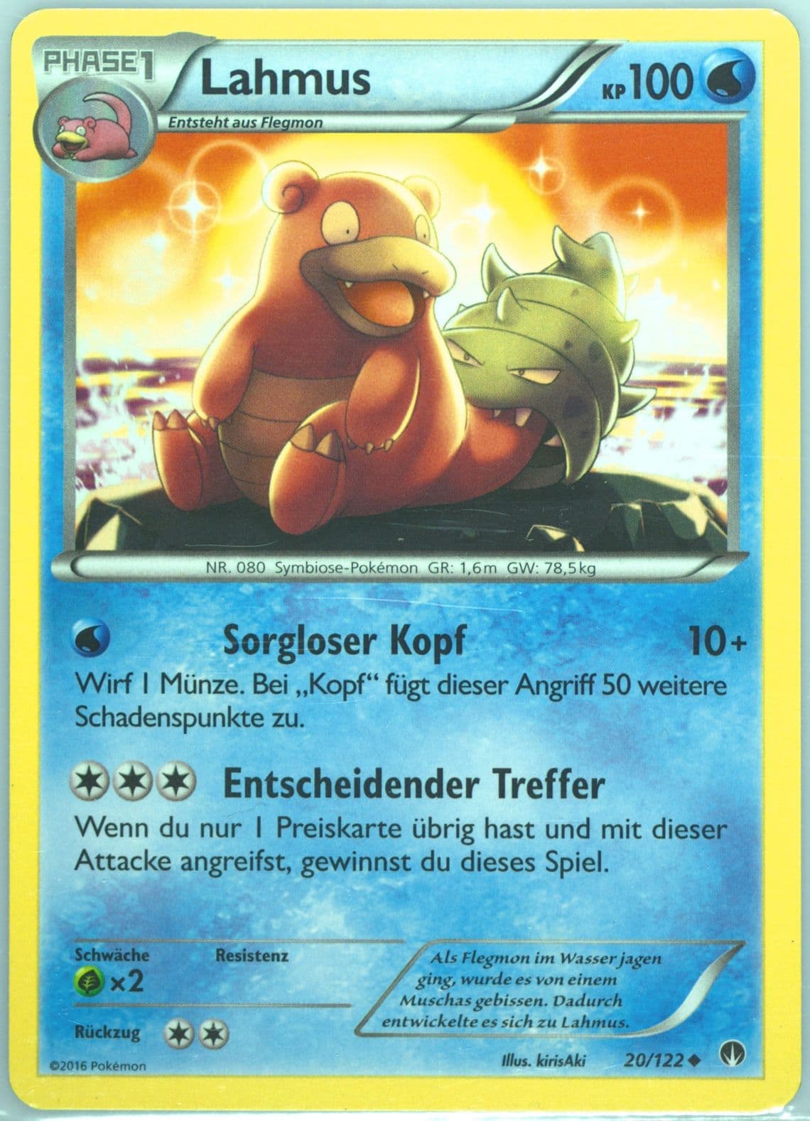 Lahmus German (20) 2016 Pokemon XY Breakpoint