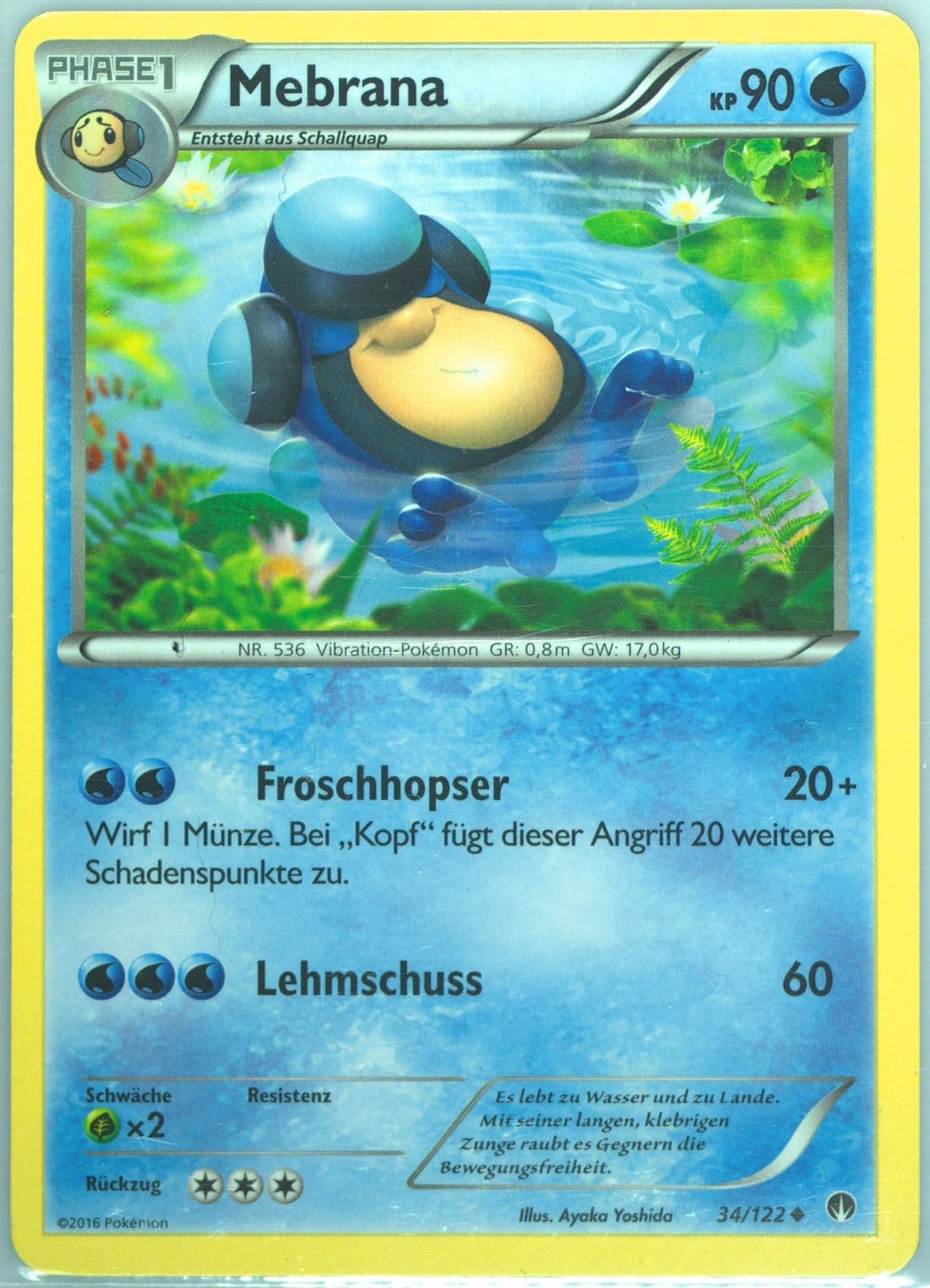 Mebrana German (34) 2016 Pokemon XY Breakpoint