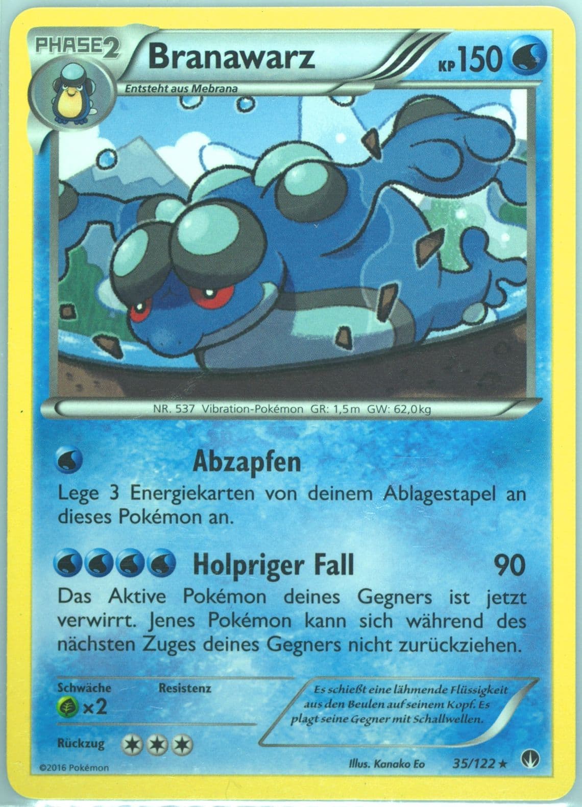 Branawarz German (35) 2016 Pokemon XY Breakpoint
