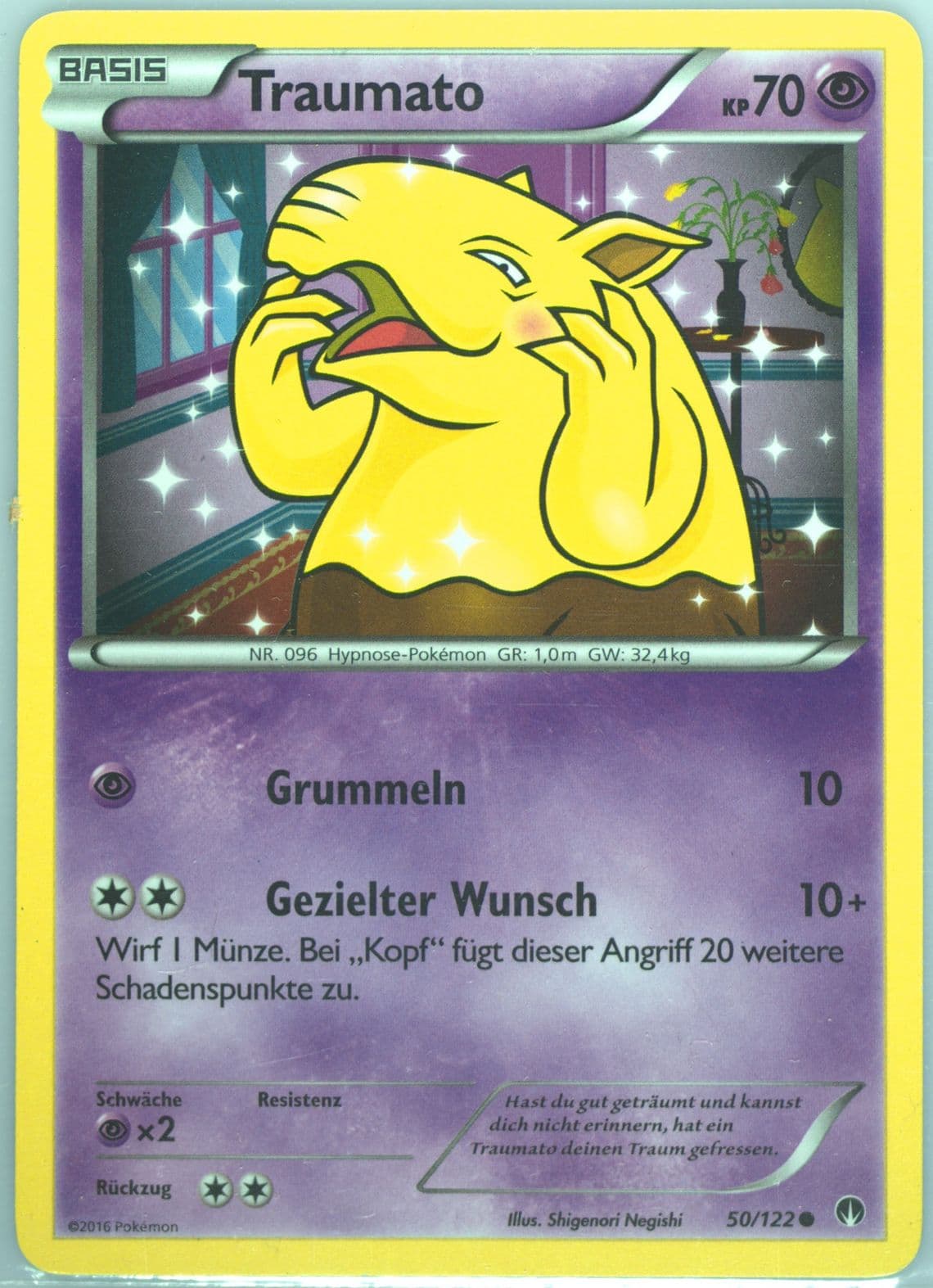 Traumato German (50) 2016 Pokemon XY Breakpoint