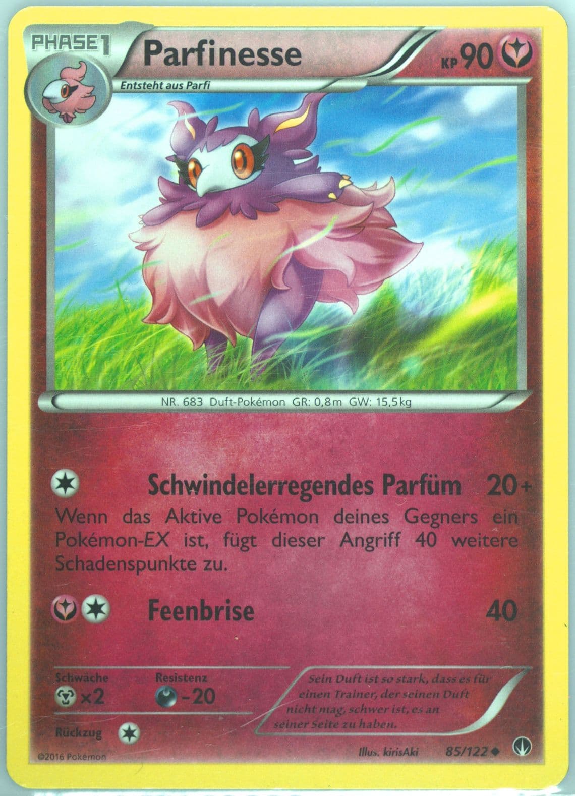 Parfinesse German (85) 2016 Pokemon XY Breakpoint