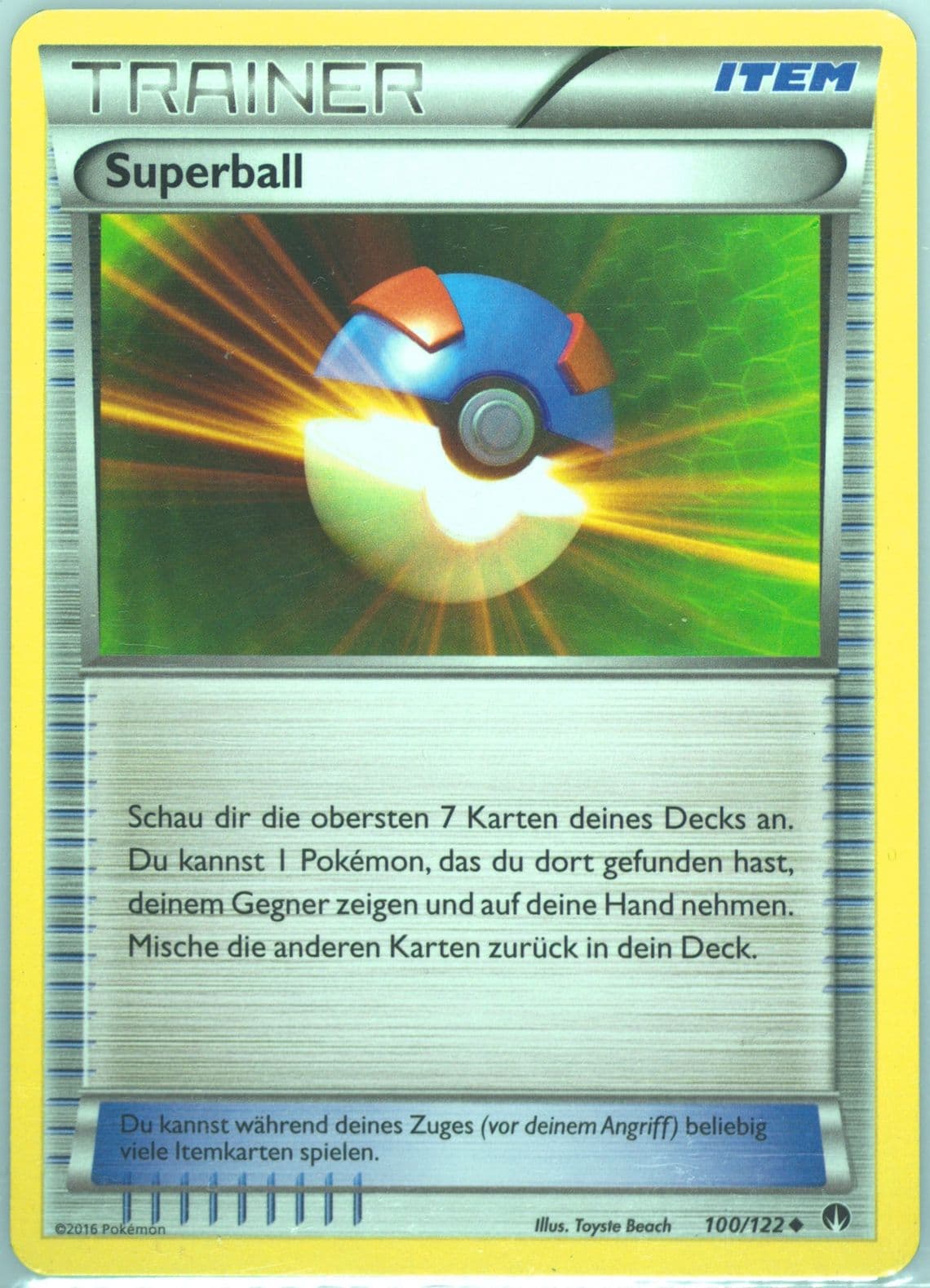 Superball German (100) 2016 Pokemon XY Breakpoint