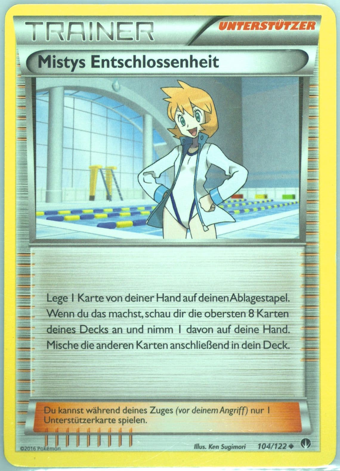 Mistys Entschlossenheit German (104) 2016 Pokemon XY Breakpoint