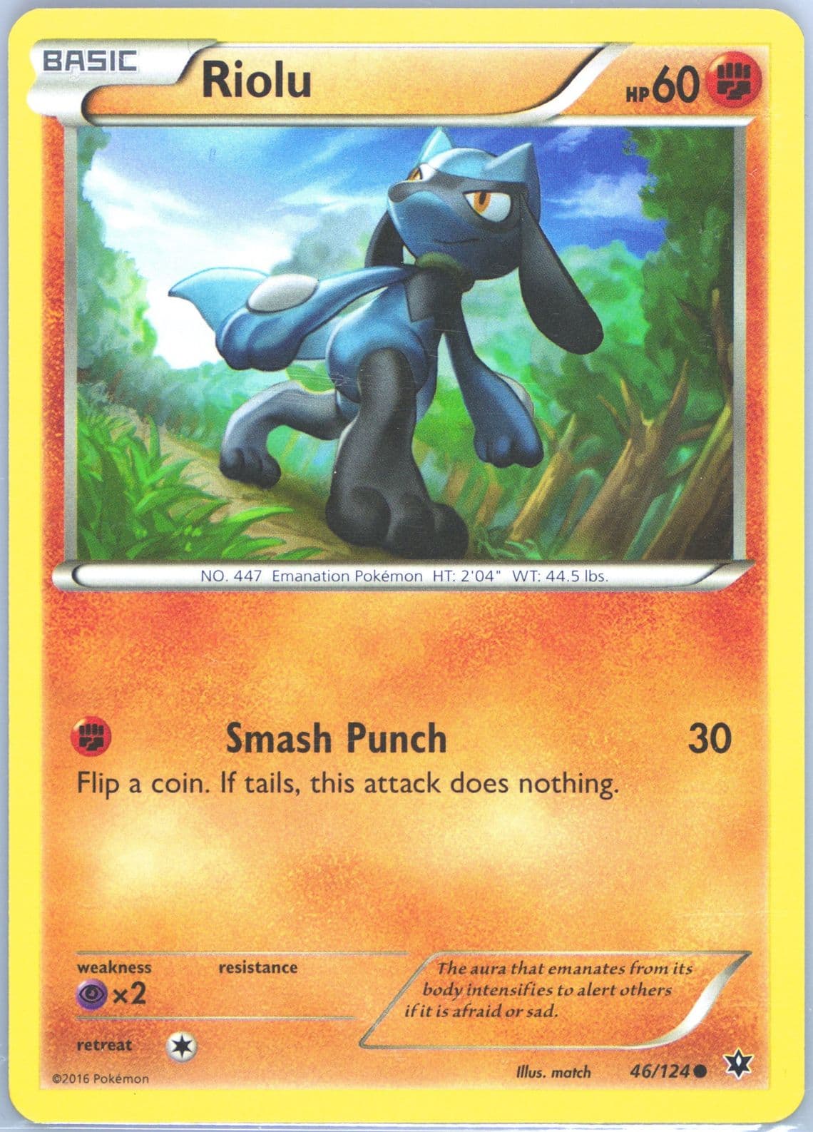 Riolu (46) 2016 Pokemon XY Fates Collide