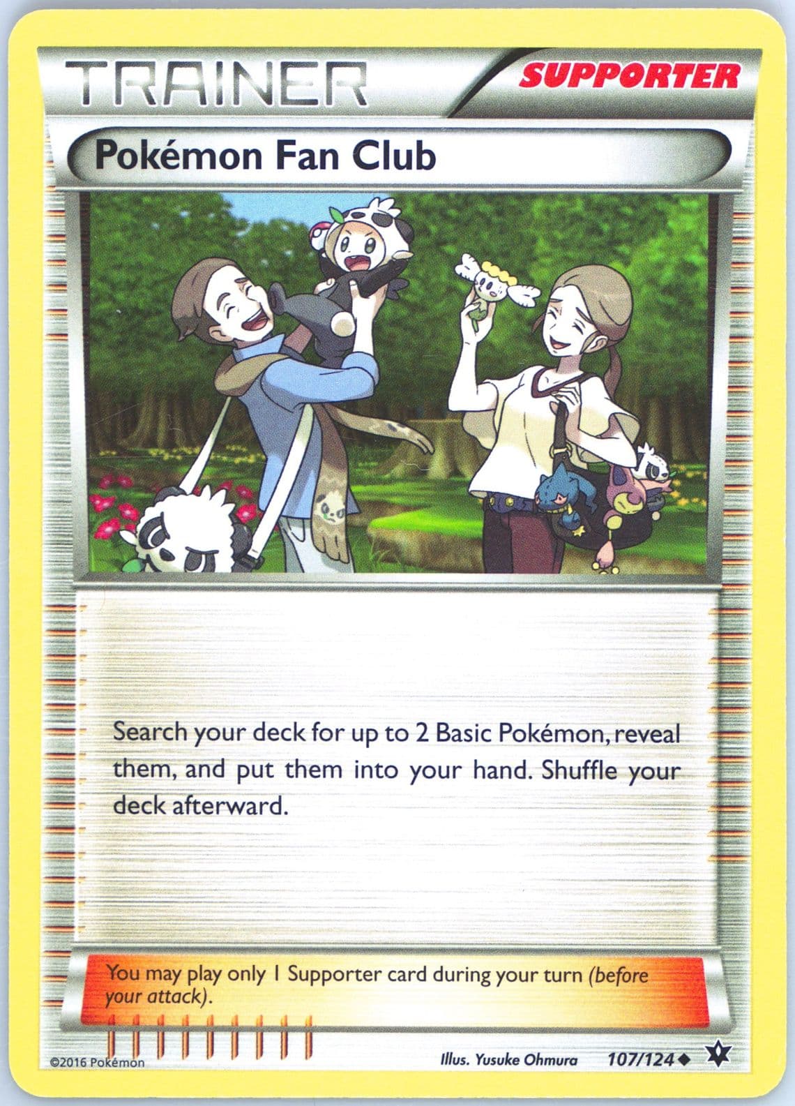 Pokemon Fan Club (107) 2016 Pokemon XY Fates Collide