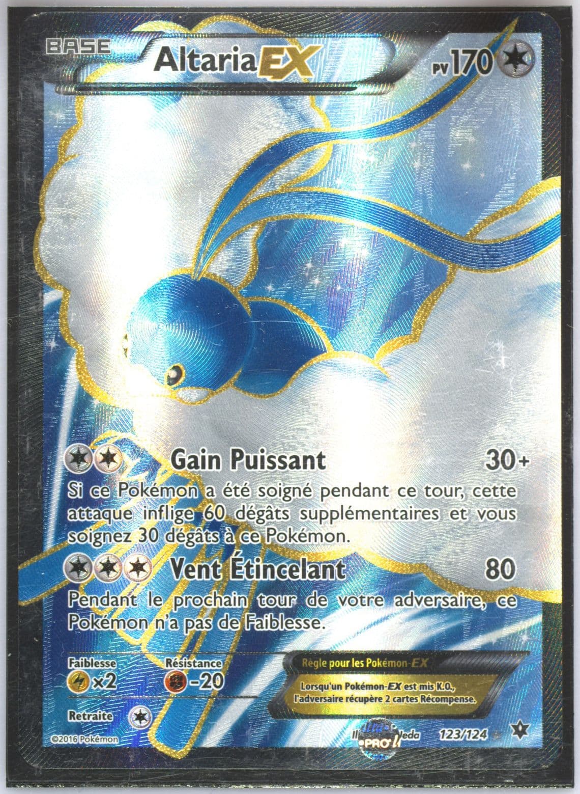 Full Art/Altaria EX French (123) 2016 Pokemon XY Fates Collide