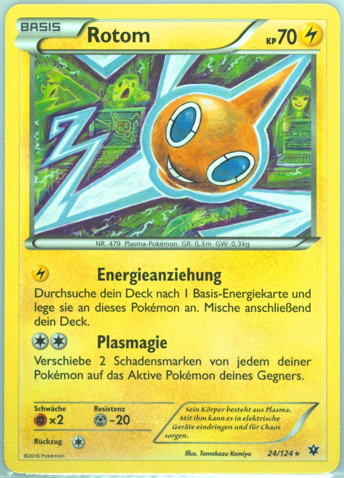 Rotom German (24) 2016 Pokemon XY Fates Collide