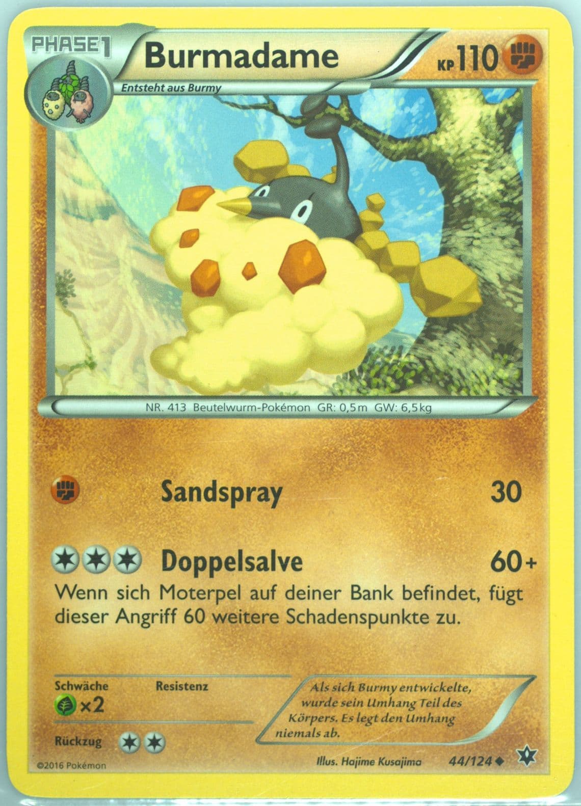 Burmadame German (44) 2016 Pokemon XY Fates Collide